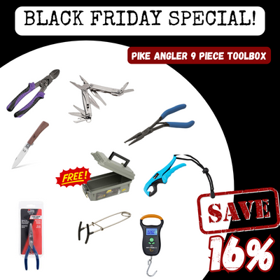 9 Piece Pike Angler Toolbox *BLACK FRIDAY 16% OFF*