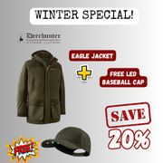 Deerhunter Eagle Jacket *REduced & FREE LED Baseball Cap*