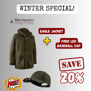 Deerhunter Eagle Jacket *REduced & FREE LED Baseball Cap*