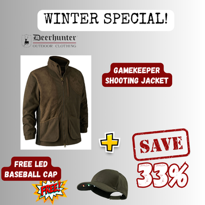 Deerhunter Gamekeeper Shooting Jacket *FREE Baseball Cap*