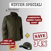 Deerhunter Gamekeeper Bonded Fleece Jacket *FREE Baseball Cap*