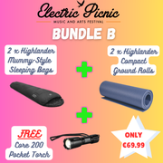 Electric Picnic Sleeping Bag Offer B (2xSleeping Bags + 2x Groundrolls+Torch)