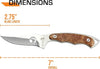 Elk Ridge ER059 Fixed Blade Hunting Knife Dimensions