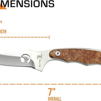 Elk Ridge ER059 Fixed Blade Hunting Knife Dimensions