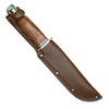 Elk Ridge Outskirt Fixed Blade Hunting Knife in Leather Sheath