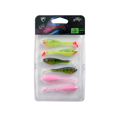 Fox Rage Ultra UV Mini-Fry Tiddler Fast Shads - 6 Pack 