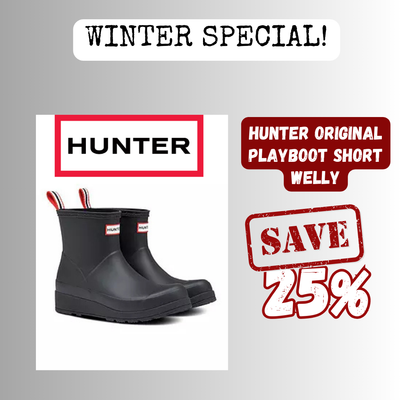 Hunter Original Play Boot Short Rubber Welly - Women's Winter Special Save 25%