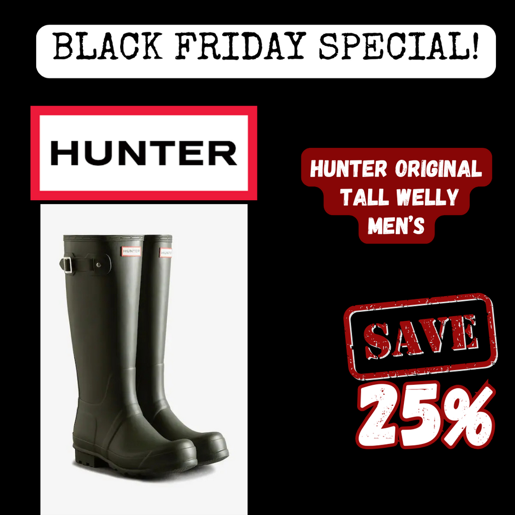 Mens hunter tall wellington boots best sale