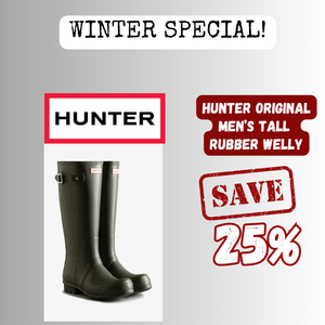 Hunter Original Tall Rubber Welly - Men's