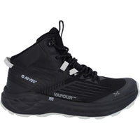 Hi-Tec Fuse Trail Mid Waterproof Sport Hiker - Men's | Black Charcoal Cool Grey | Side View