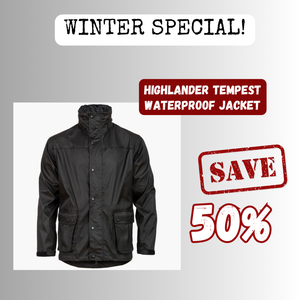 Highlander Tempest Waterproof & Windproof Jacket 50% Off