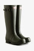 Hunter Men's Original Tall Wellies Olive Green Front View