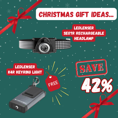 LEDLENSER SEO7R Rechargeable Head Torch + *FREE Keyring Torch*