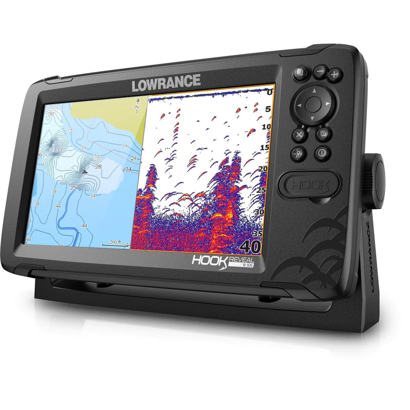 Lowrance Hook 2-4x GPS Skimmer Fish Finder with Bullet Transducer