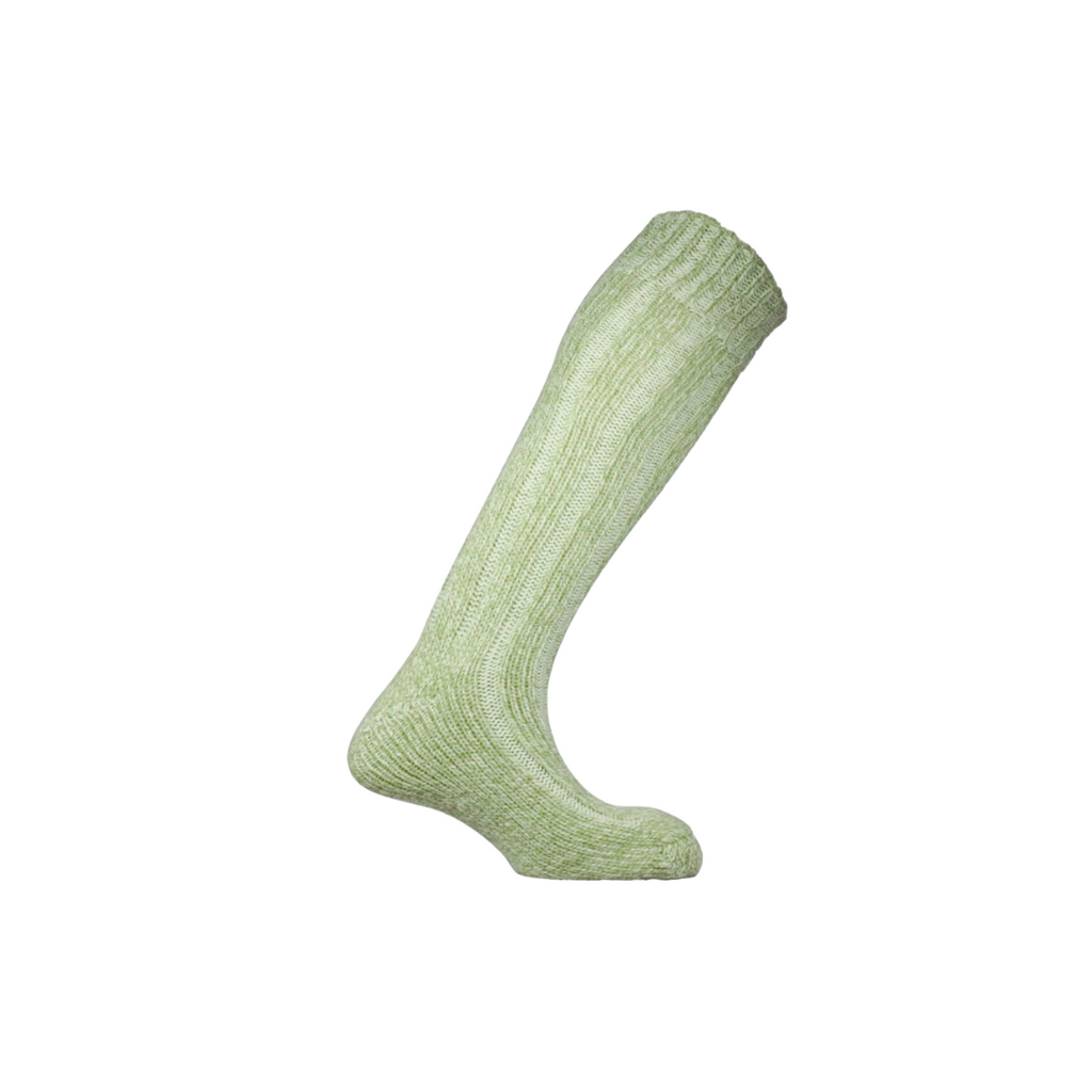 MUND Merino Wool Knee-Length Boot Socks Olive Green