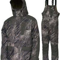 Prologic High Grade Realtree Thermo Fishing Suit (Jacket with hood up, Bib & Brace style trousers)