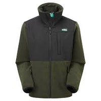 Ridgeline Hybrid Fleece Olive & Black Front