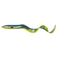 Savage Gear 3D Real Eel Loose Body Soft Lure Green Yellow Glitter