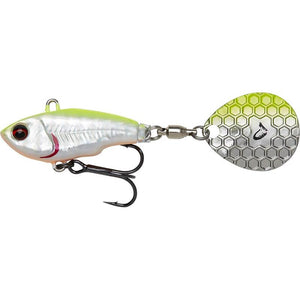 Savage Gear Fat Tail Spin Lure Lemon Back Flash