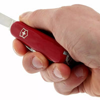 Swiss Army Recruit MultiTool held in man's hand