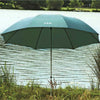 DAM Intenze Ripstop 2.6m Fishing Umbrella Green on river bank