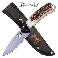 Elk Ridge ER20021JB Fixed Blade Jig Bone Hunting Knife - 8"