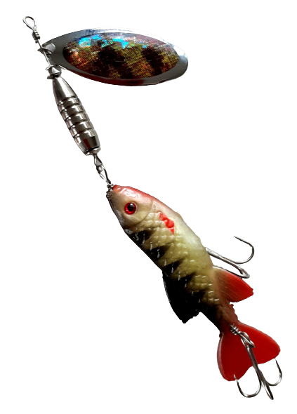 Allcock Flo Fish Minnow Combined Lure & Spoon - 13g