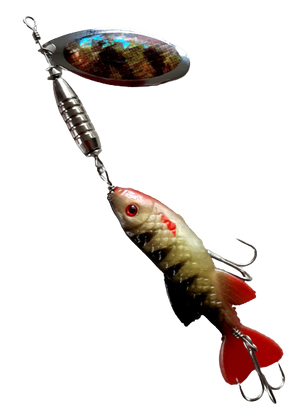 Allcock Flo Fish Minnow Combined Lure & Spoon - 13g