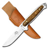 Elk Ridge Fixed Blade Hunting Knife with Leather Sheath - 7"