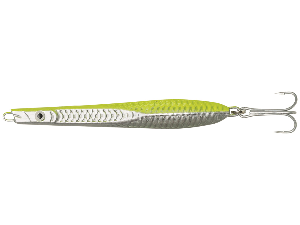 Kinetic Twister Sister Pilk Lure | Chartreuse Silver | OpenSeason.ie