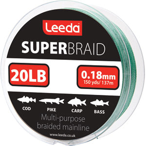 Leeda Superbraid Fishing Braid 20lb