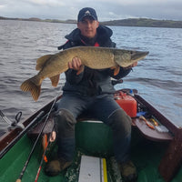 OpenSeason.ie Customer with large pike caught on Allcock Shannon Spoon